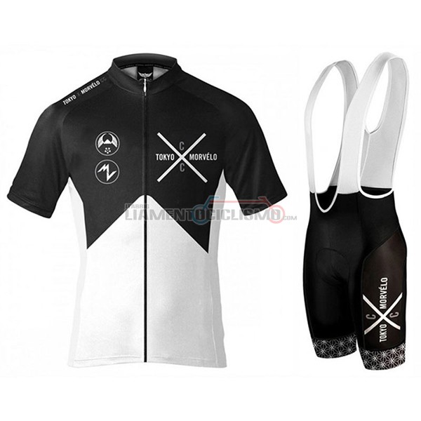 Abbigliamento Ciclismo Tokyo X Morvelo 2017 bianco e nero